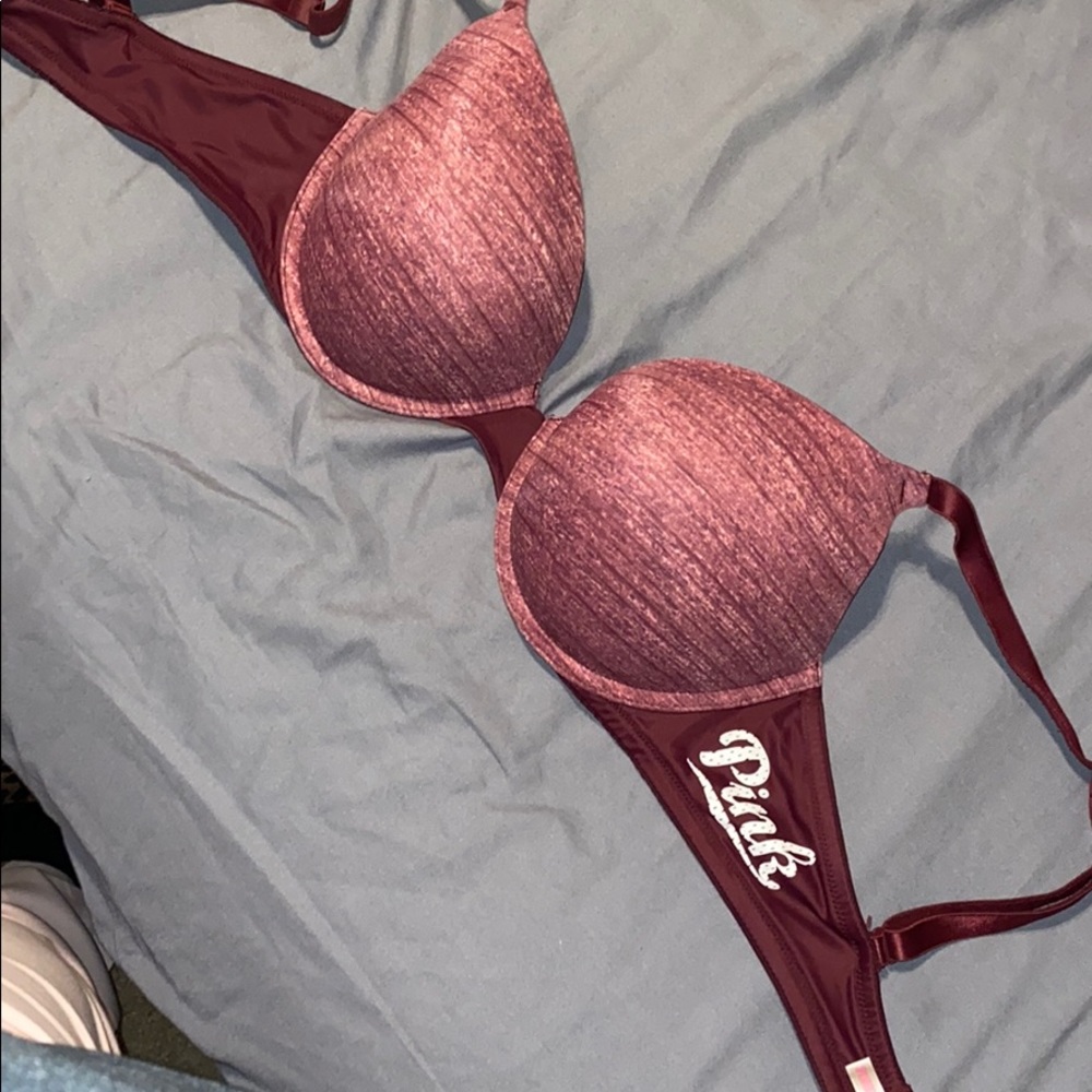 Pink bra